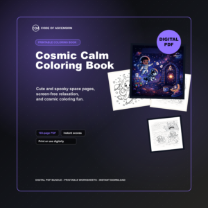 Cosmic Calm Coloring Book product image