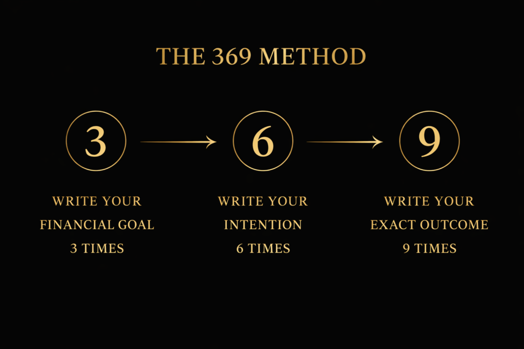 369 method for manifesting money