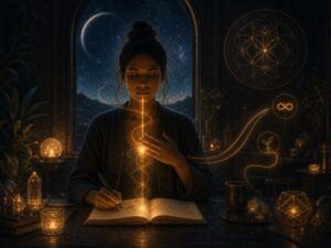 nervous system reset image showing calm before money manifestation and aligned action