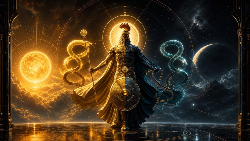 Abraxas explained hero image for Code of Ascension spiritual symbolism article