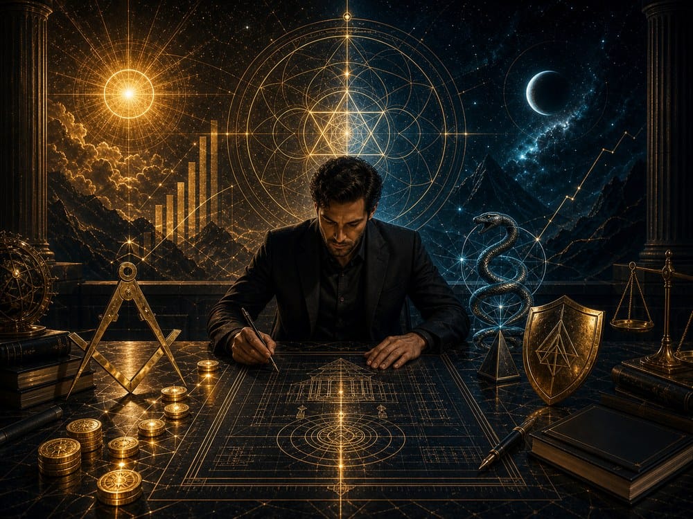 Abraxas explained money and career image for Code of Ascension spiritual symbolism article
