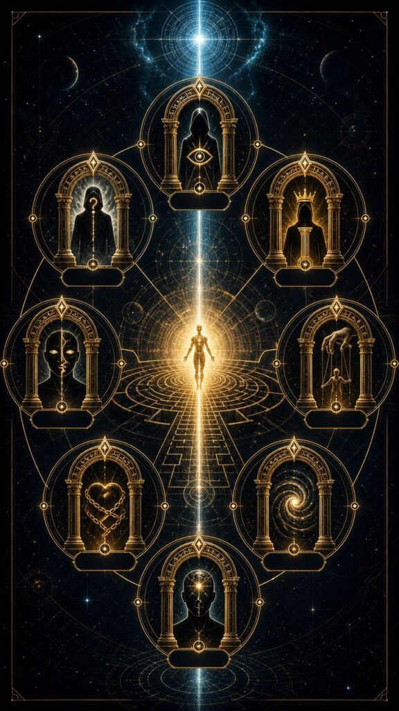 Archons explained core concept infographic for Code of Ascension spiritual symbolism article