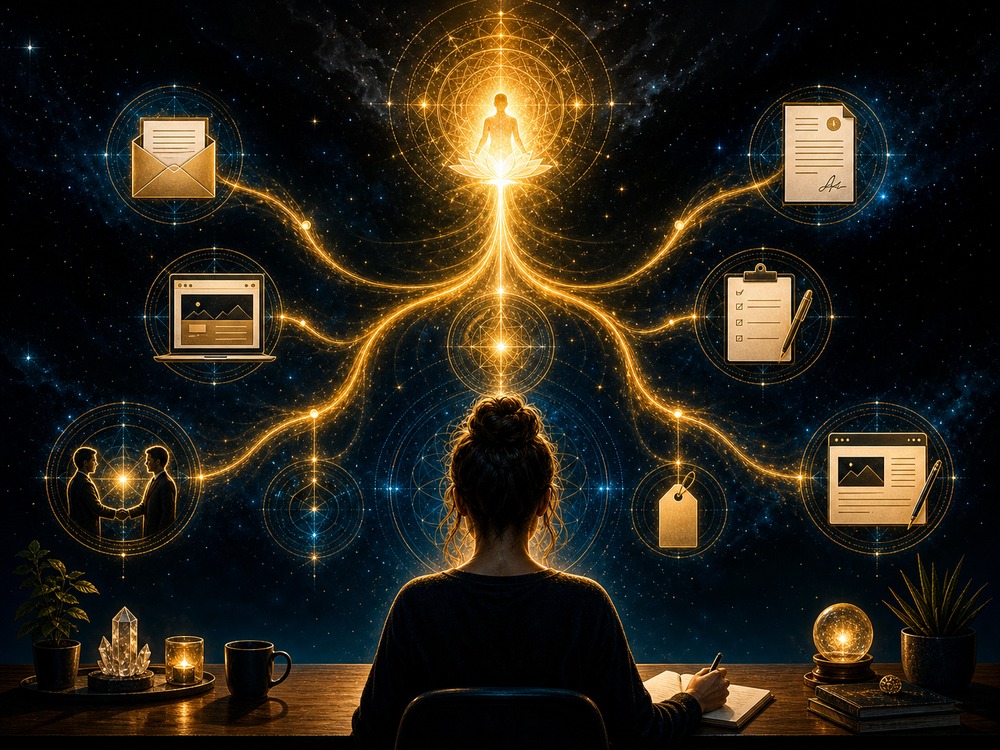 manifest money fast action channel image showing intention becoming grounded action
