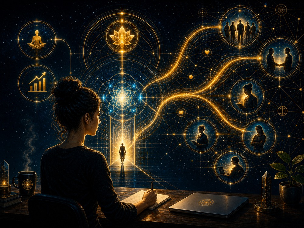 manifest money fast career abundance image with offers clients and aligned work