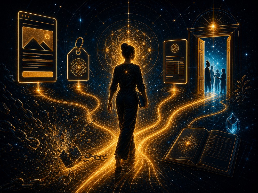 money blocks career image showing aligned financial action and visibility