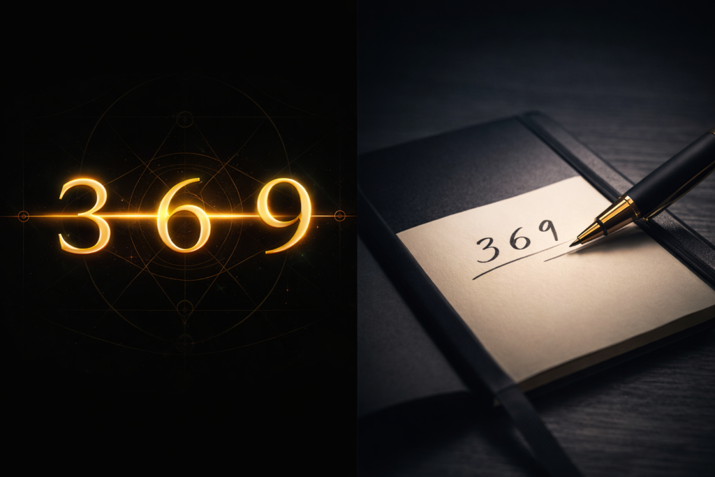 writing the 369 manifestation method in journal