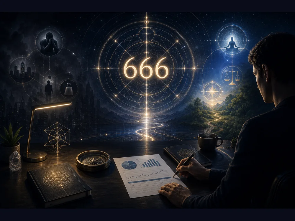 666 meaning in money and career showing material pressure values realignment and grounded planning