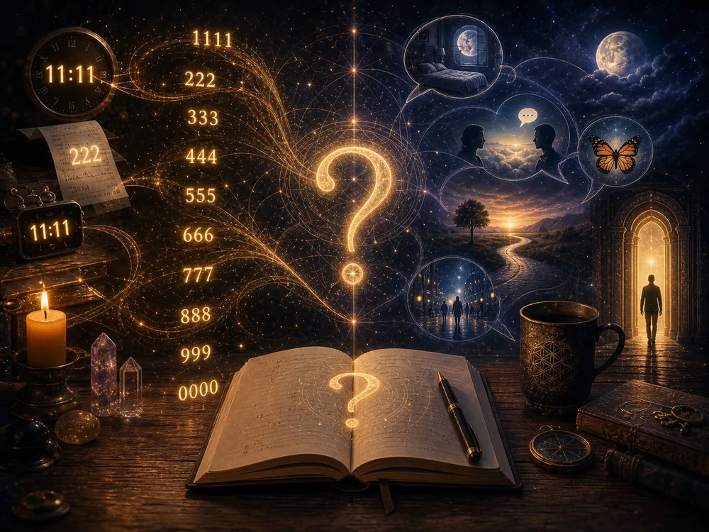 Angel numbers vs synchronicity FAQ spiritual questions.