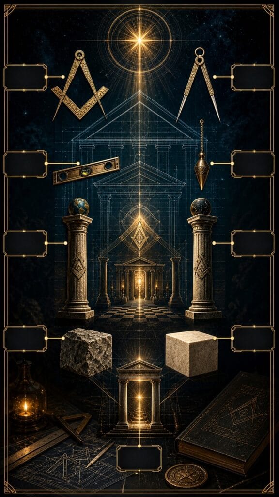 Freemasonry meaning symbolism or breakdown image for Code of Ascension spiritual symbolism article