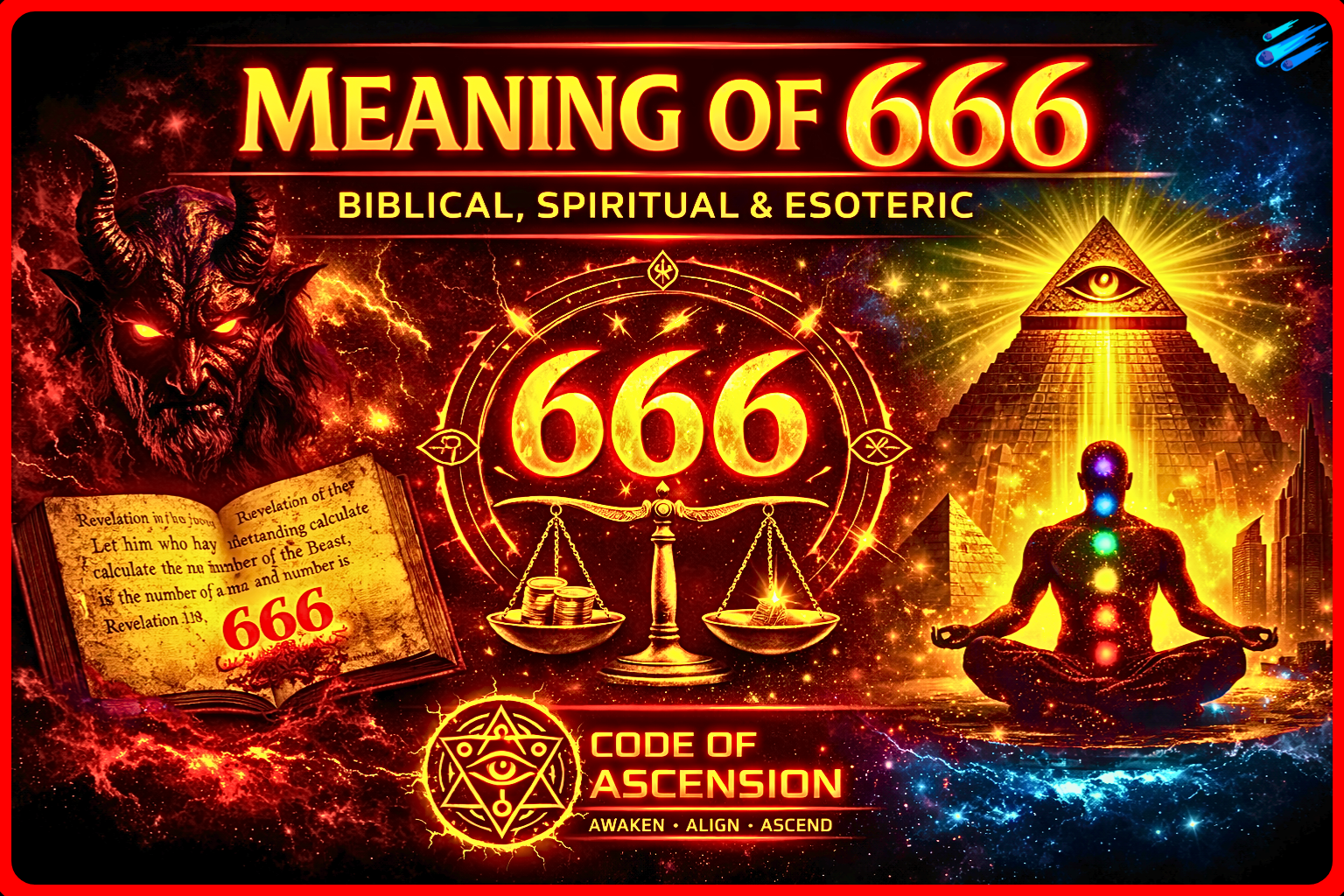 Meaning of 666: Spiritual Symbolism, Biblical Origins, and Why You Keep Seeing It