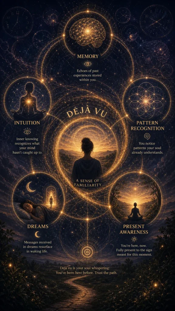 Deja vu as memory intuition pattern recognition and awareness.