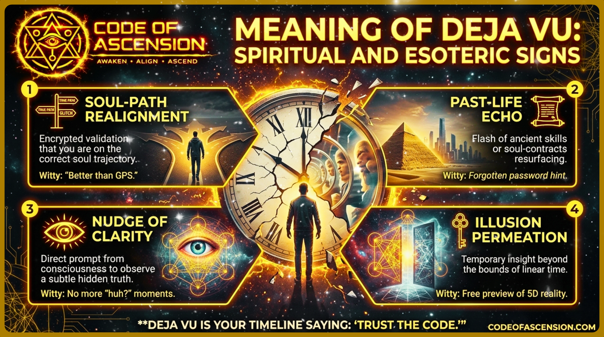 Meaning of Deja Vu: Spiritual and Esoteric Signs Explained