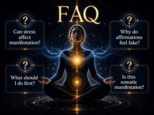 nervous system manifestation FAQ image about stress safety receiving and manifestation blocks