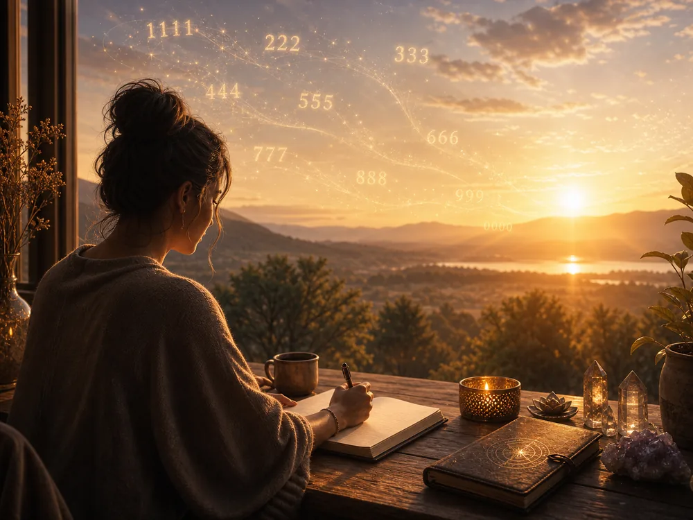Grounded spiritual action after seeing synchronicity numbers.