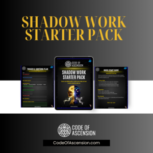 A printable shadow work journal with trigger tracking, inner child reflection, pattern decoding, and guided healing prompts — for exploring the parts of yourself you’ve been avoiding.