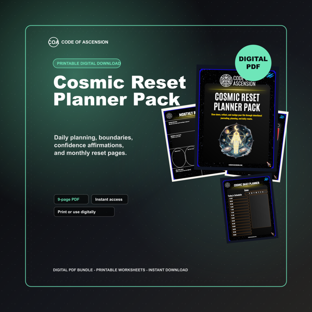 Cosmic Reset Planner Pack printable product image