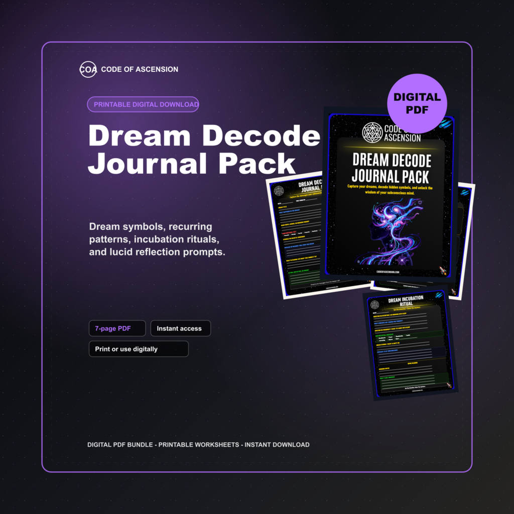 Dream Decode Journal Pack printable product image