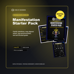 Manifestation Starter Pack printable product image