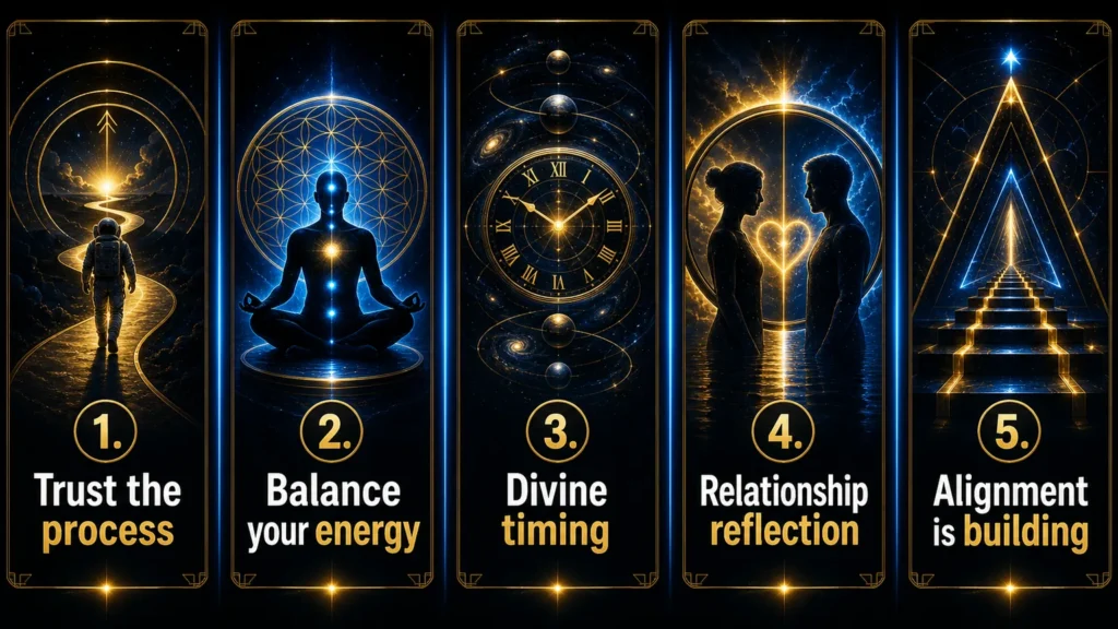 5 reasons you keep seeing 222 infographic about trust balance divine timing relationships and alignment