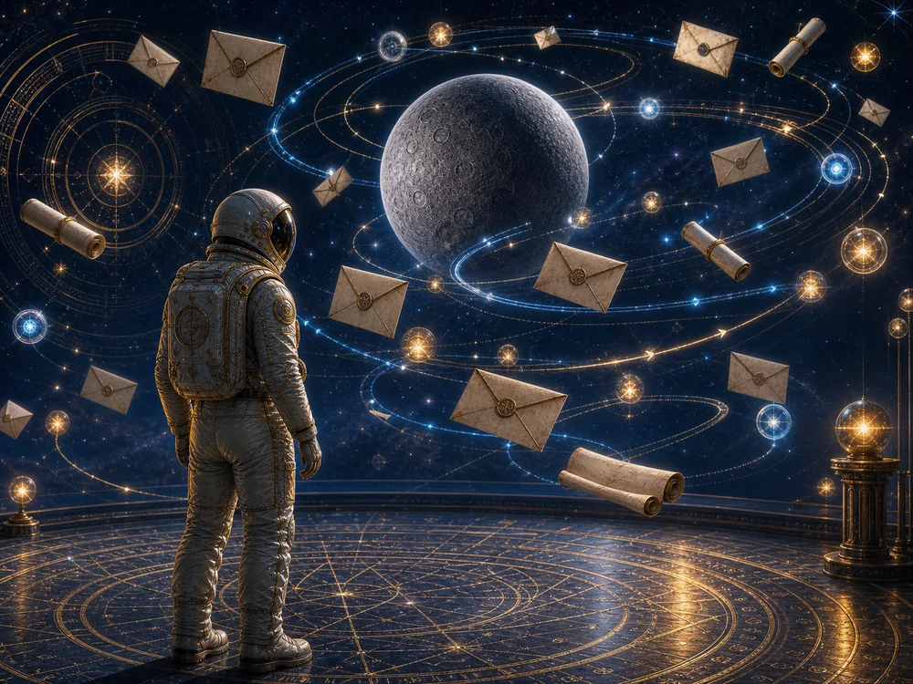Meaning of Mercury retrograde symbolism breakdown with messages, signs, timelines, and orbit loops.