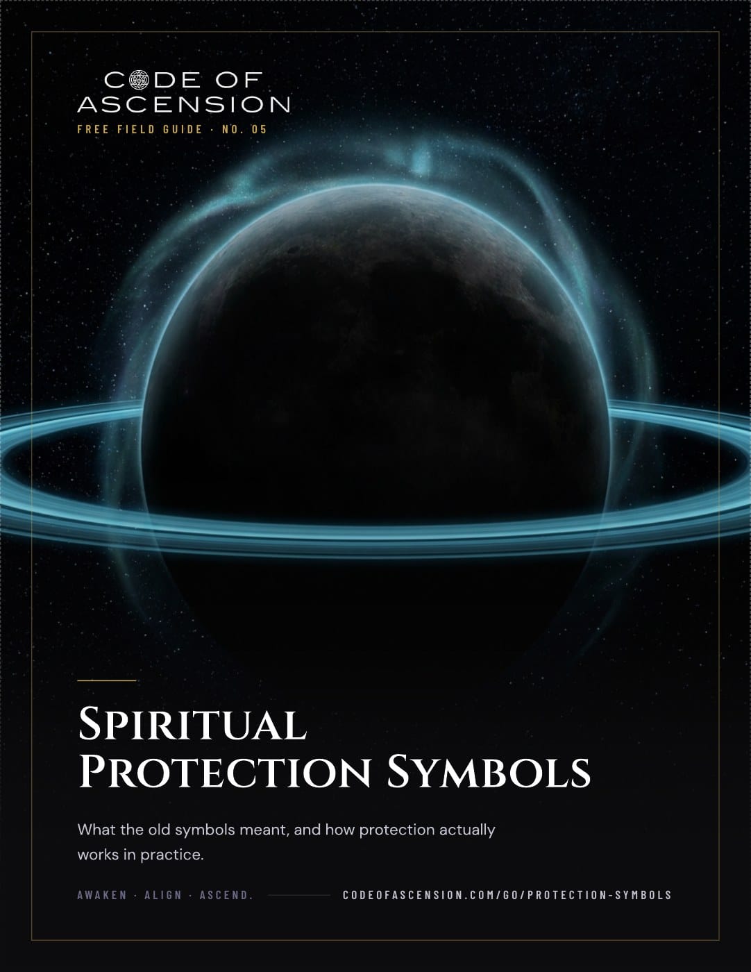 Spiritual Protection Symbols free Code of Ascension field guide cover