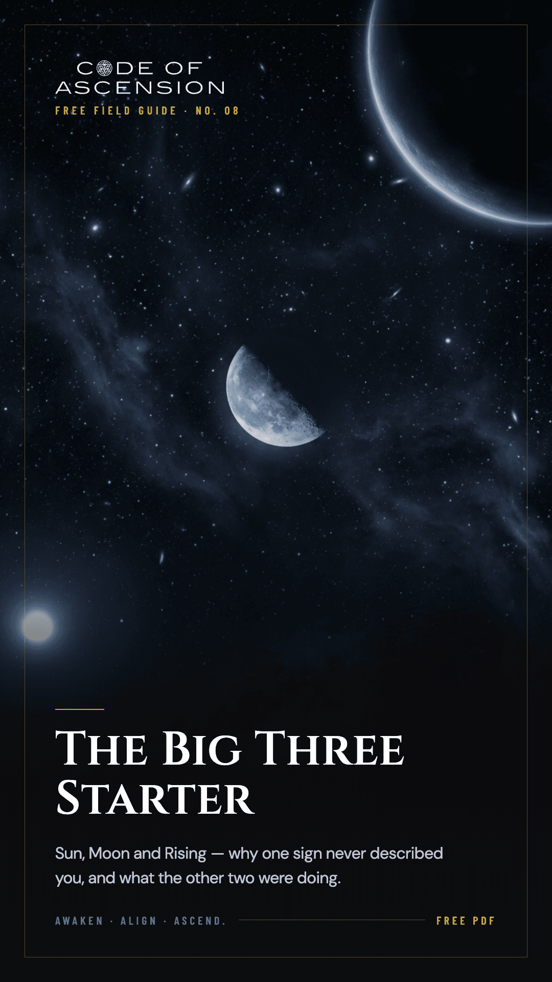 The Big Three Starter free Code of Ascension field guide cover