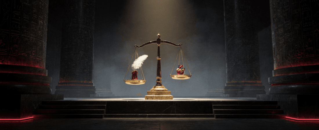 The Weighing of the Heart: Ma’at, Anubis & Egypt’s Judgment of the Dead