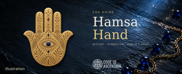 COA Hamsa hand artwork